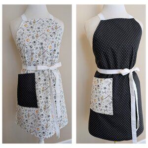 NWT Handmade Reversible Apron - Star Wars and polka dots - One Size - OOAK